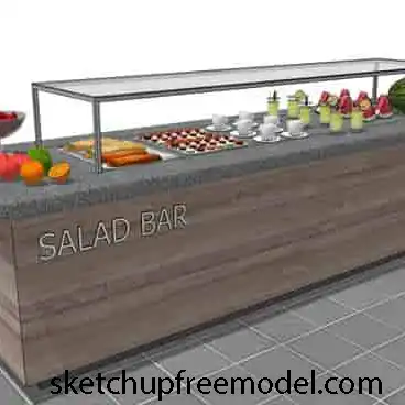 Salad Bar Free Model Best Quality
