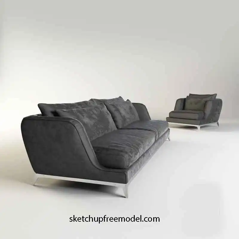Black Sofa free model