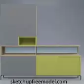 Colorblock Sideboard Free model