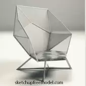 Geometric Chair Free Model