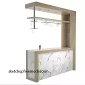 Scandinavian Home Bar Free Model