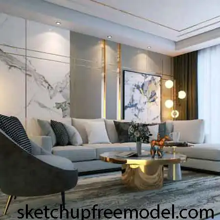 Luxury Livingroom Free Scene