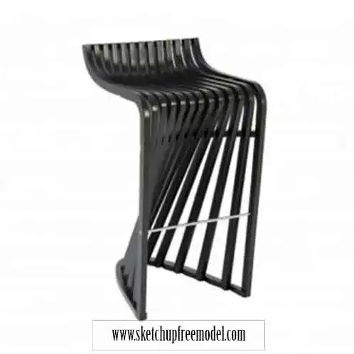 Skeleton Bar Chair Free Model